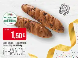 Match Demi baguette viennoise offre