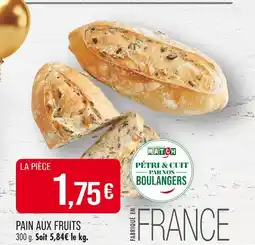 Match Match Pain aux Fruits offre