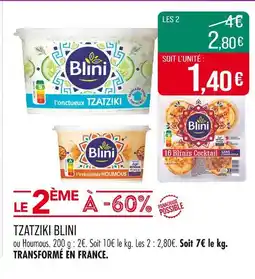 Match BLINI Tzatziki offre