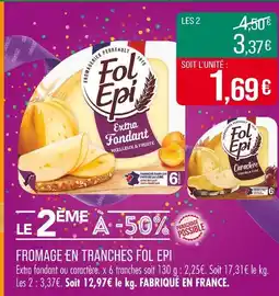 Match FOL EPI Fromage en tranches offre