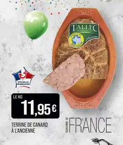 Match TALLEC Terrine de canard à l'ancienne offre