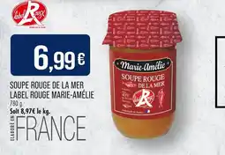 Match Marie-Amélie Soupe rouge de la mer label rouge offre