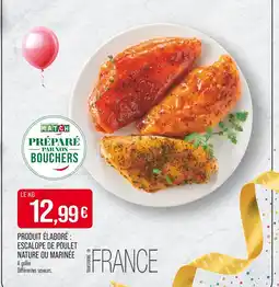 Match Escalope de poulet nature ou marinée offre