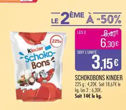 Match Kinder Schoko-Bons offre