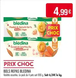 Match BLÉDINA Bols repas bledina offre