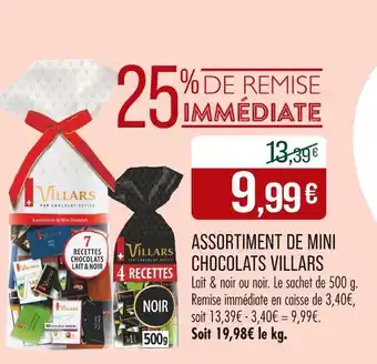 Match Villars Assortiment de Mini Chocolats offre