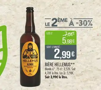 Match HELLEMUS Bière offre