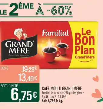 Match Grand'Mère Café Moulu offre