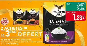 Match TAUREAU AILE Pochons de riz basmati offre