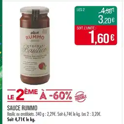 Match Rummo Sauce offre