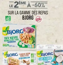 Match Bjorg Le 2ème à -60% sur la gamme des repas Bjorg offre