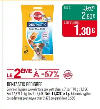 Match Pedigree Dentastix offre