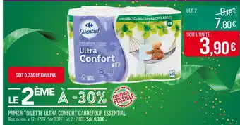 Match Carrefour Essential Ultra Confort offre