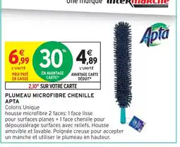 Intermarché APTA Plumeau microfibre chenille offre