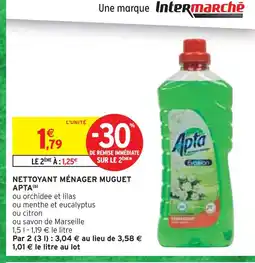 Intermarché APTA Nettoyant ménager muguet offre