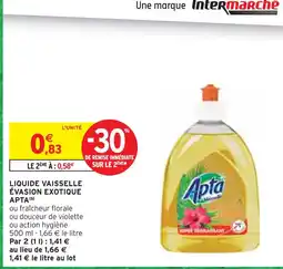 Intermarché APTA Liquide vaisselle évasion exotique offre