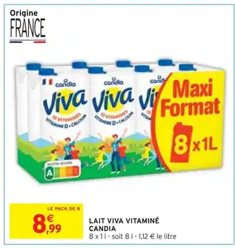 Intermarché CANDIA Lait vitaminé offre