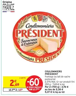 Intermarché PRÉSIDENT Coulommiers offre