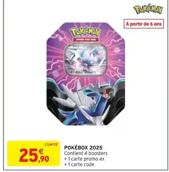 Intermarché POKÉMON Pokébox 2025 offre