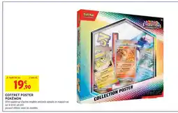 Intermarché POKÉMON Coffret poster offre