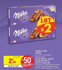 Intermarché MILKA Cake & Choc offre