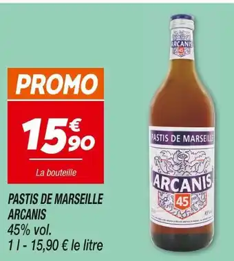 Netto ARCANIS Pastis de Marseille offre