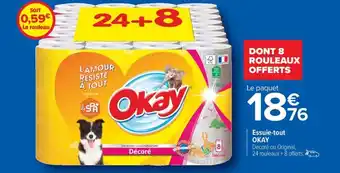 Carrefour Market Essuie-tout OKAY offre