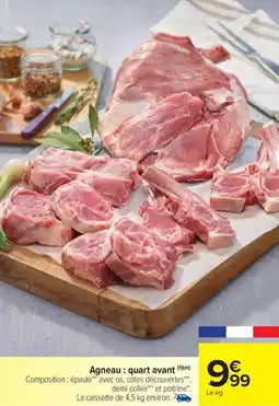 Carrefour Market Agneau : quart avant offre