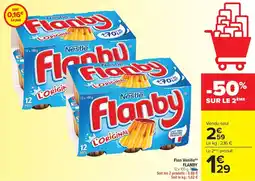 Carrefour Market Flan Vanille FLANBY offre