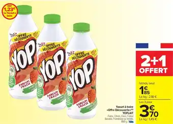 Carrefour Market Yaourt à boire Offre Découverte YOPLAIT offre