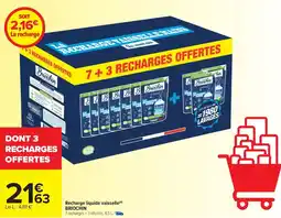 Carrefour Market Recharge liquide vaisselle BRIOCHIN offre