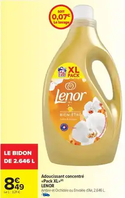 Carrefour Market Adoucissant concentré Pack XL LENOR offre