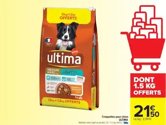 Carrefour Market Croquettes pour chien ULTIMA offre