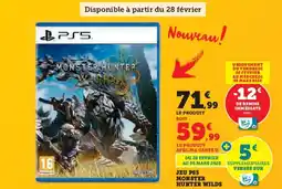 Hyper U Jeu PS5 monster hunter wilds offre