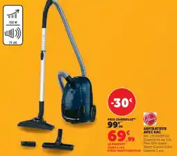 Hyper U Aspirateur avec sac offre