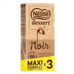 Carrefour Market NESTLÉ DESSERT Tablettes de chocolat Maxi format x3 offre