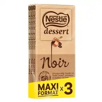 Carrefour Market NESTLÉ DESSERT Tablettes de chocolat Maxi format x3 offre