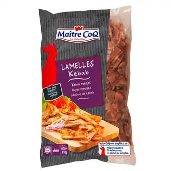 Carrefour Market MAÎTRE COQ Lamelles Kebab cuites surgelées offre