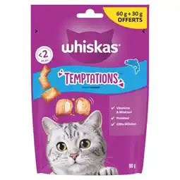 Carrefour Market WHISKAS Friandises pour chats Temptations offre