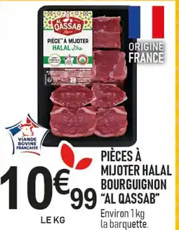 marché frais Géant Pièces à mijoter halal bourguignon offre