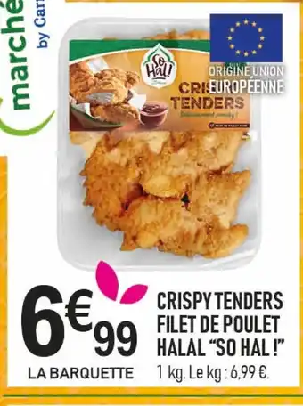 marché frais Géant SO HAL Crispy tenders filet de poulet offre