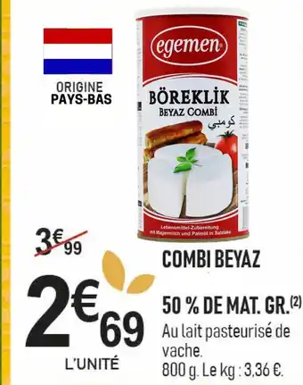 marché frais Géant 50% de mat. gr. offre