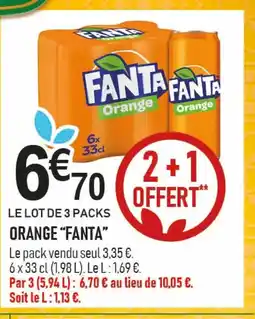 marché frais Géant FANTA Orange offre