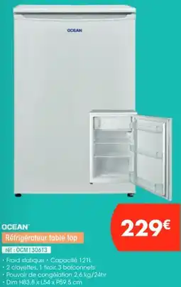 Pro&Cie OCEAN Réfrigérateur table top offre