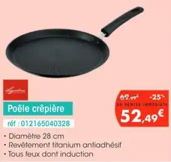 Pro&Cie Poêle crêpière offre