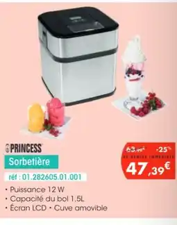 Pro&Cie PRINCESS Sorbetière offre