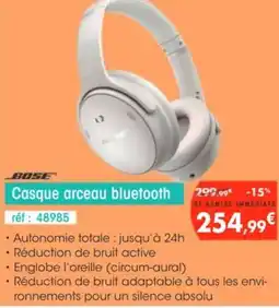 Pro&Cie BOSE Casque arceau bluetooth offre