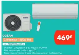 Pro&Cie OCEAN Climatiseur 12000 BTU offre