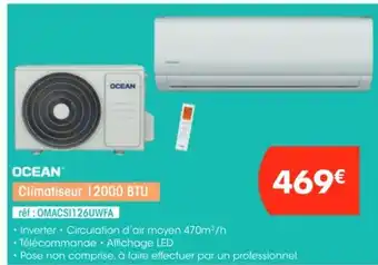 Pro&Cie OCEAN Climatiseur 12000 BTU offre