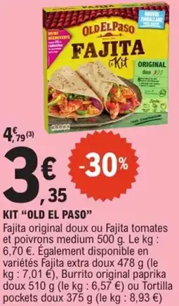 E.Leclerc Express Kit old el paso offre